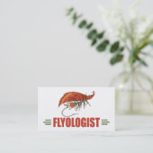 Carte De Visite FLYOLOGUE DU Pêcheur À La Pêche À La Mouche (Debout devant)