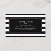 Carte De Visite Foil Cross Trio trio rayé religieux (Dos)