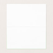 Carte De Visite Folded Business Card (Intérieur déplié)