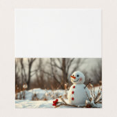 Carte De Visite Folded Business Card (Extérieur déplié)