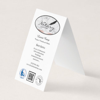 Carte De Visite Folded Business Card