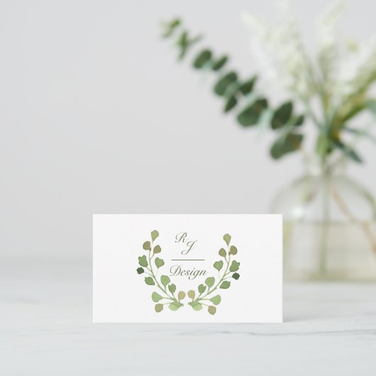 Carte De Visite Foliage simple (Debout devant)
