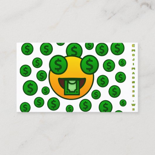 Carte De Visite Folie des Émojis (Devant)