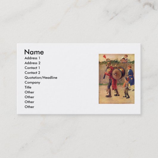 Carte de visite Folktales (Devant)