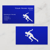 Carte De Visite Fonctionnement ; Bleu (Devant / Derrière)