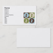 Carte De Visite Fonctionnement en métal d'art de bruit (Devant / Derrière)