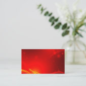 Carte De Visite fond abstrait rouge (Debout devant)