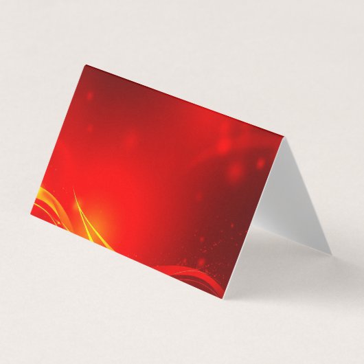 Carte De Visite fond abstrait rouge (Devant)