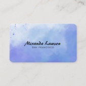 Carte De Visite Fond aquarelle (Devant)