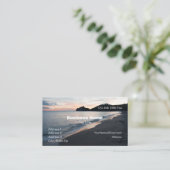 Carte de visite Fond de plage HAMbyWG (Debout devant)