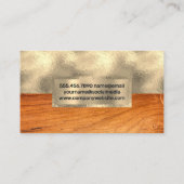 Carte De Visite Fond d'or | Bois (Dos)