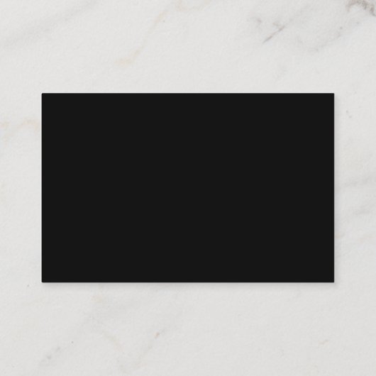 Carte De Visite Fond en Or Noir Créatif Moderne Plain Luxe (Dos)