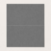 Carte De Visite Fond gris texturé visuel calme et simple (Extérieur déplié)