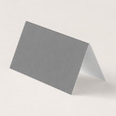 Carte De Visite Fond gris texturé visuel calme et simple (Dos)