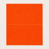 Carte De Visite Fond orange texturé calme et simple (Extérieur déplié)