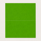 Carte De Visite Fond texturé vert citron calme et simple (Extérieur déplié)
