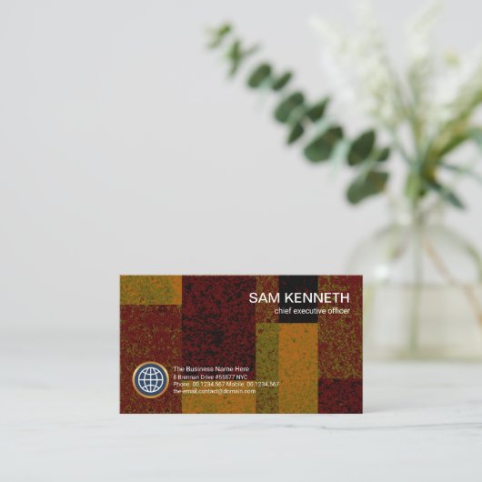 Carte De Visite Fondateur de Creative Patchwork Artwork (Debout devant)