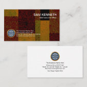 Carte De Visite Fondateur de Creative Patchwork Artwork (Devant / Derrière)