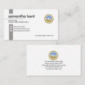 Carte De Visite Fondateur Simples Professionnel Exquis (Devant / Derrière)