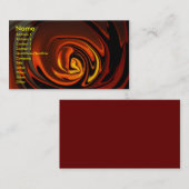 Carte de visite fondu de coucher du soleil (Devant / Derrière)