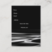 Carte de visite fondue argent (Dos)