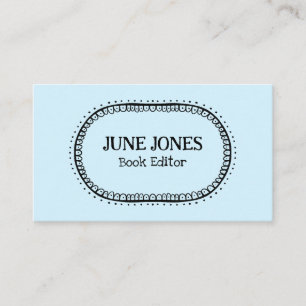 Carte De Visite Font fait main Wonky Texte Chic Personnalisé Whims