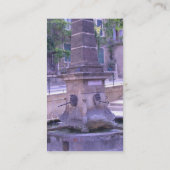 Carte de visite fontaine (Dos)