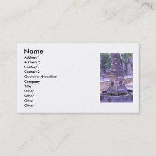 Carte de visite fontaine