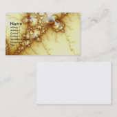 Carte De Visite Fools Gold - Art Fractal (Devant / Derrière)