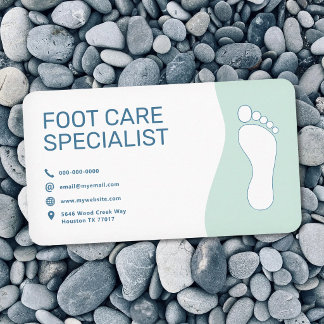 Carte De Visite Foot Care Service
