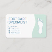 Carte De Visite Foot Care Service (Devant)