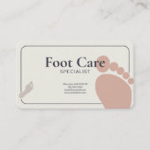 Carte De Visite Foot Care Specialist (Devant)