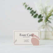 Carte De Visite Foot Care Specialist (Debout devant)