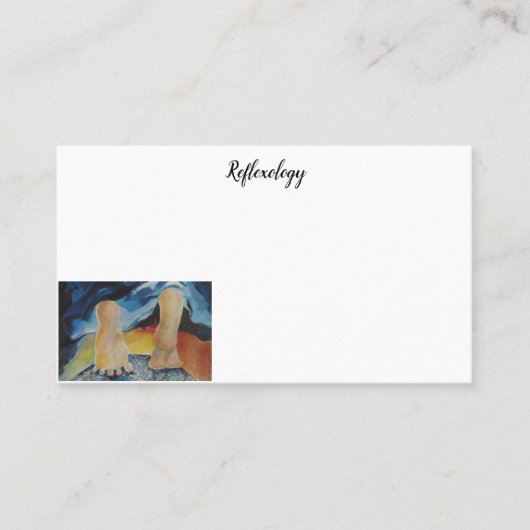 Carte De Visite Foot Wellness Relex Maureen Girard EArth (Devant)