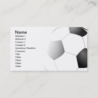 Carte De Visite Football