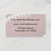 Carte De Visite Football américain (Dos)