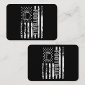 Carte De Visite Football américain du drapeau (Devant / Derrière)