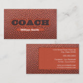 Carte De Visite Football Coach business card (Devant / Derrière)