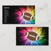 Carte De Visite Football coloré (Devant / Derrière)