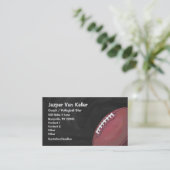 Carte De Visite Football peint (Debout devant)