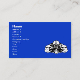 Carte De Visite football_player100 JOUEUR DE FOOTBALL TOUGH SPORTS