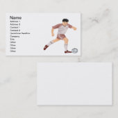 Carte De Visite Footballeur (Devant / Derrière)