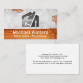 Carte De Visite Forage de clé de marteau | Réparateur (Devant / Derrière)