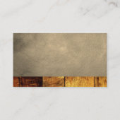 Carte De Visite Forage électrique | Construction | Cuir en bois (Dos)