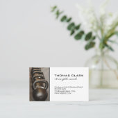 Carte De Visite Force entraîneur | Cloches de Kettle | Poids (Debout devant)