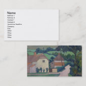 Carte De Visite Ford (huile sur la toile) (Devant / Derrière)