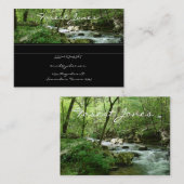 carte de visite Forest Stream (Devant / Derrière)