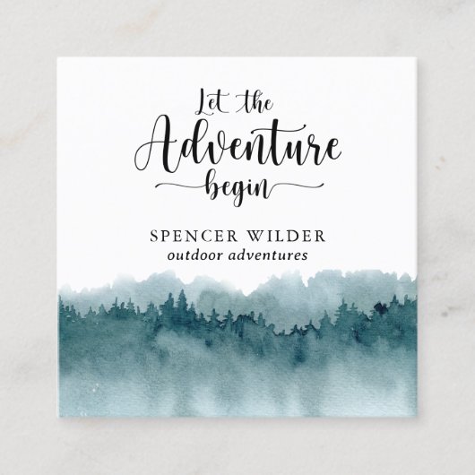 Carte de visite forestier (Devant)