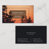 Carte de visite forestier (Devant / Derrière)