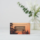 Carte de visite forestier (Debout devant)